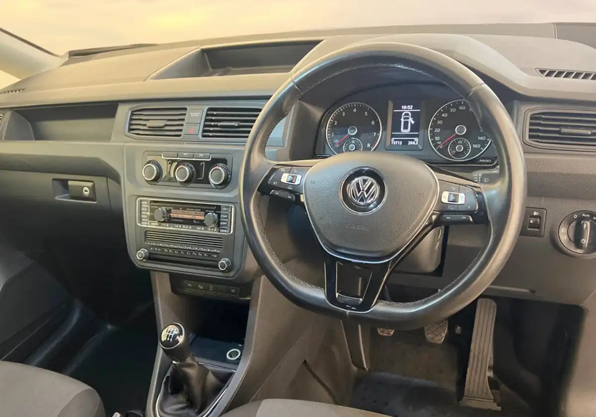 the interior of a Volkswagen Caddy